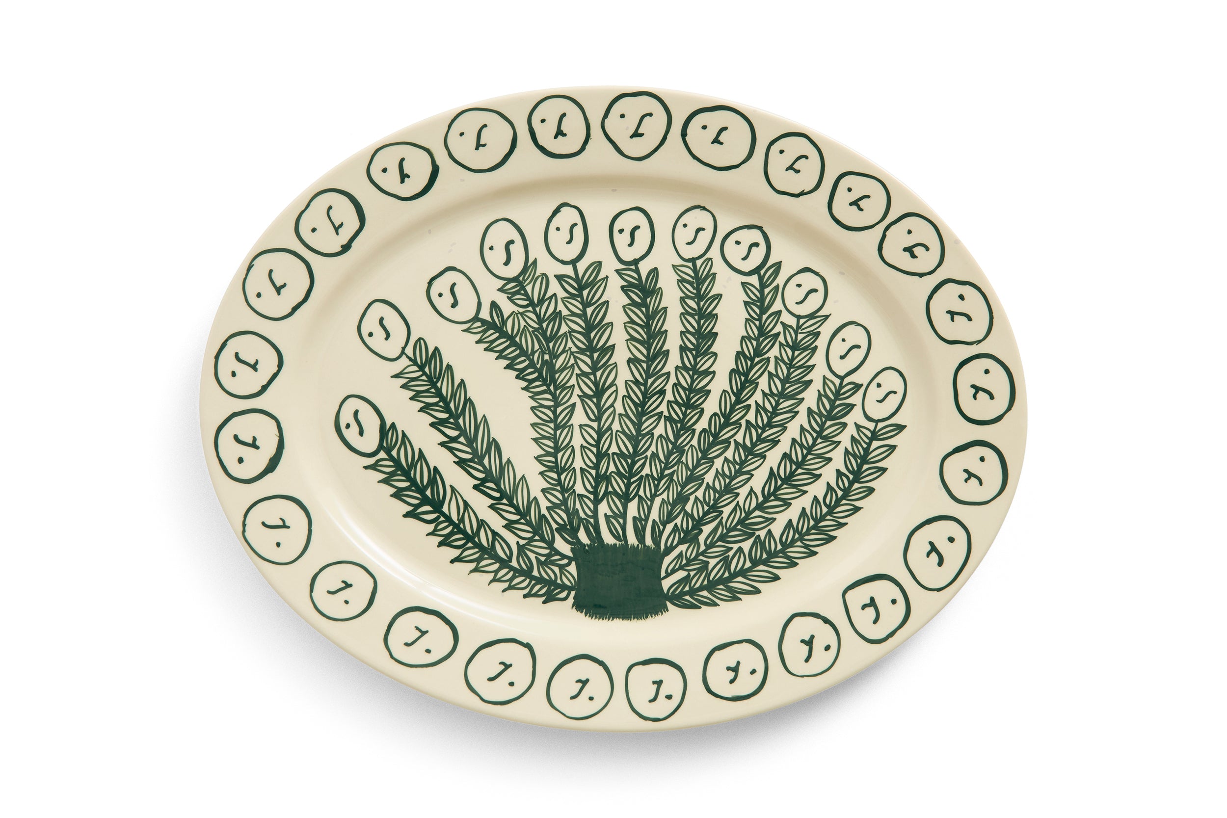 La Pittura Oval Serving Platter